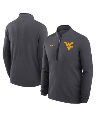 Nike - Men's Anthracite West Virginia Mountaineers Victory Performance Half-Zip Sweatshirt