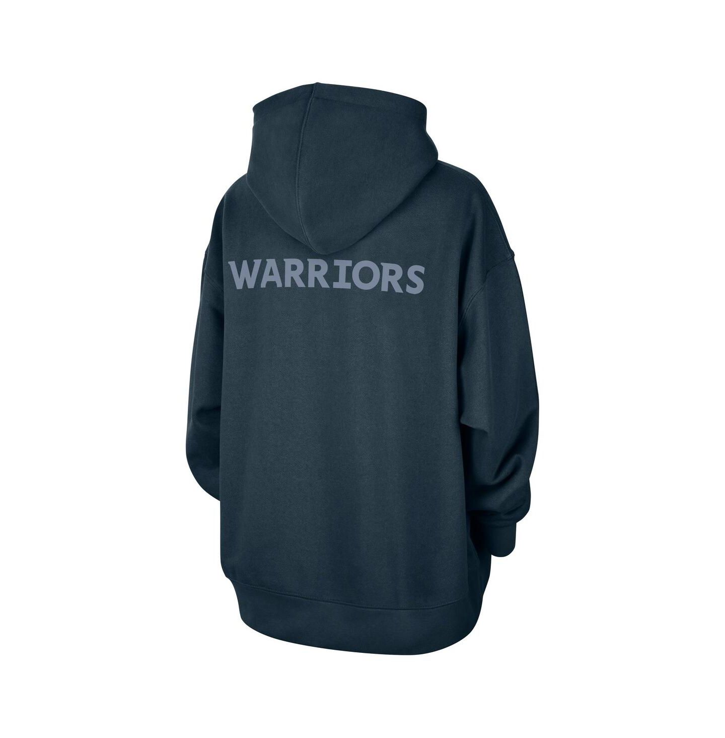 Женское худи Jordan Navy Golden State Warriors Courtside Statement Edition Oversize Pullover — фото 3