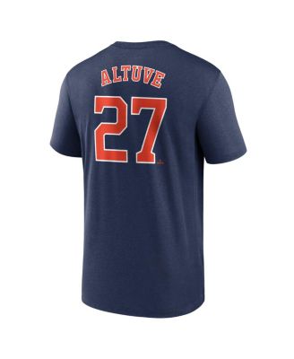Men's Jose Altuve Navy Houston Astros Legend Name and Number Home T-Shirt