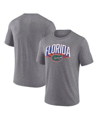 Fanatics - Men's  Gray Florida Gators Heritage Tri-Blend 3D Burst T-shirt
