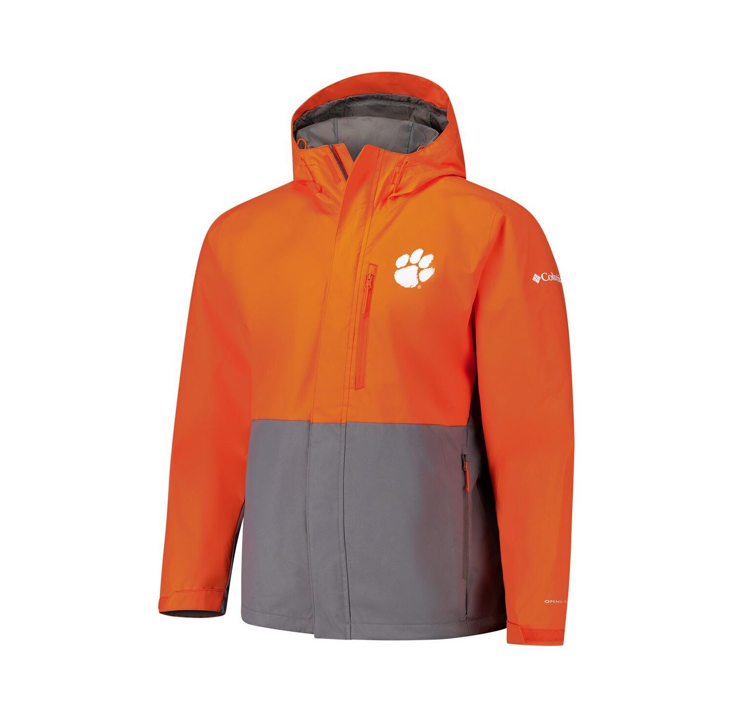 Men's Orange Clemson Tigers Field Bound Omni-Tech Full-Zip Jacket
