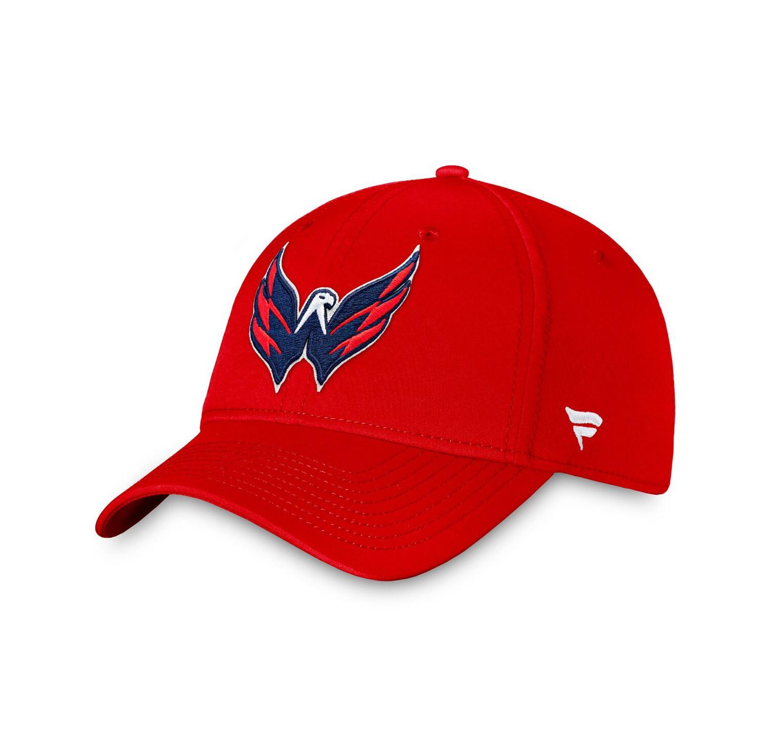 Men's Red Washington Capitals Core Primary Logo Flex Hat