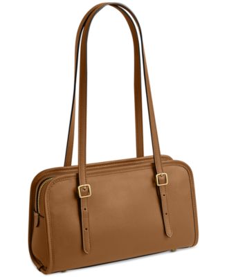 Swing Zip Small Leather Shoulder Bag