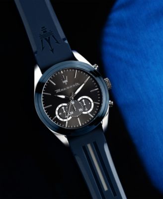 Men's Chronograph Satin Stainless Steel Watch, 45mm