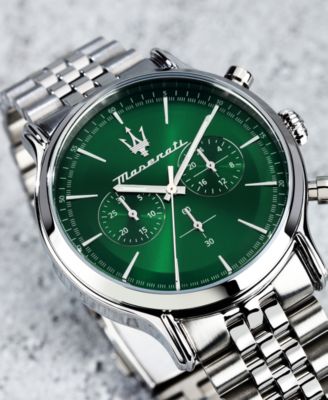 Men's Chronograph Stainless Steel Watch, 42mm