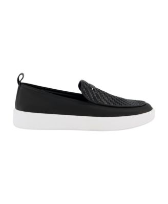 KARL LAGERFELD PARIS Men's Woven Slip On Loafers - Macy's