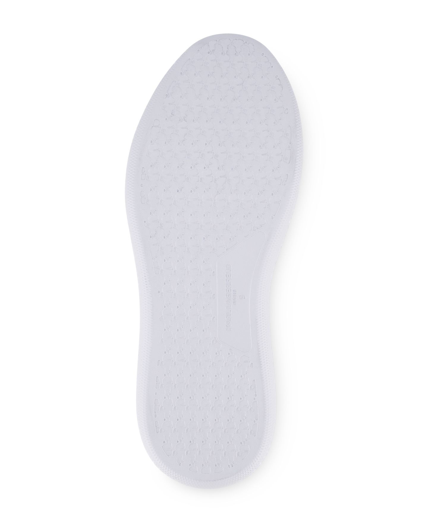 Мужские кроссовки KARL LAGERFELD PARIS Embroidered Karl Head Profile, цвет: Серебряный — фото 5