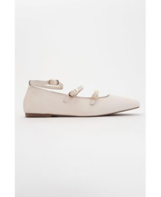 Serena Leather Mary Jane Flats