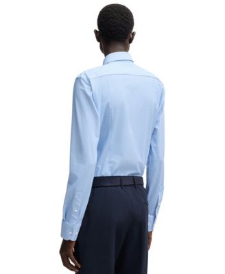 Men's Stretch Jersey Slim-Fit Dress Shirt