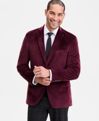 Bar III - Men's Slim-Fit Velvet Sport Coat