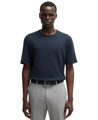 Men's Cotton Linen Regular-Fit T-Shirt