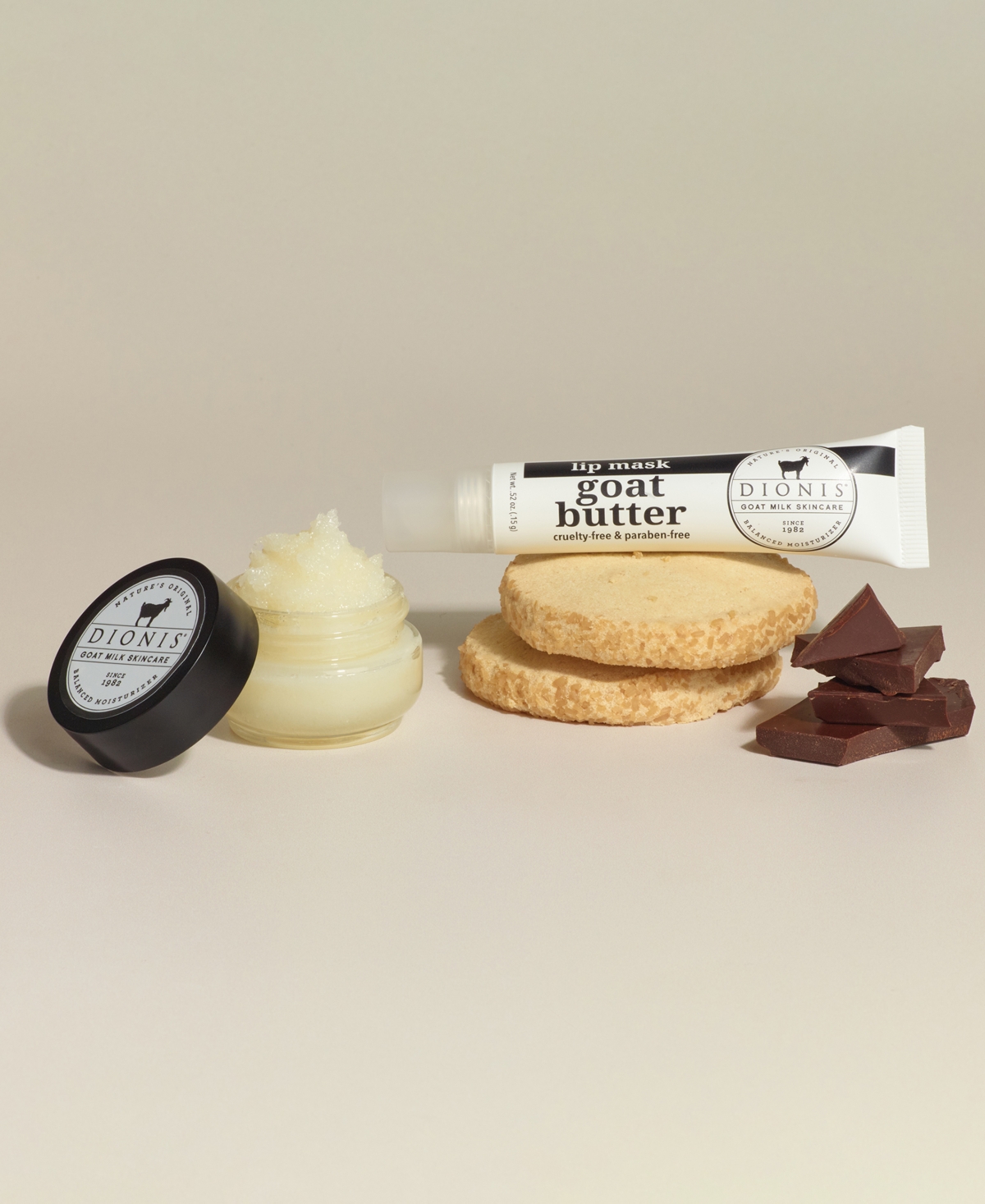 Shop Dionis Goat Milk Lip Mask And Lip Scrub Set