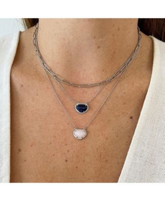 Birthstone Necklace .925 sterling silver