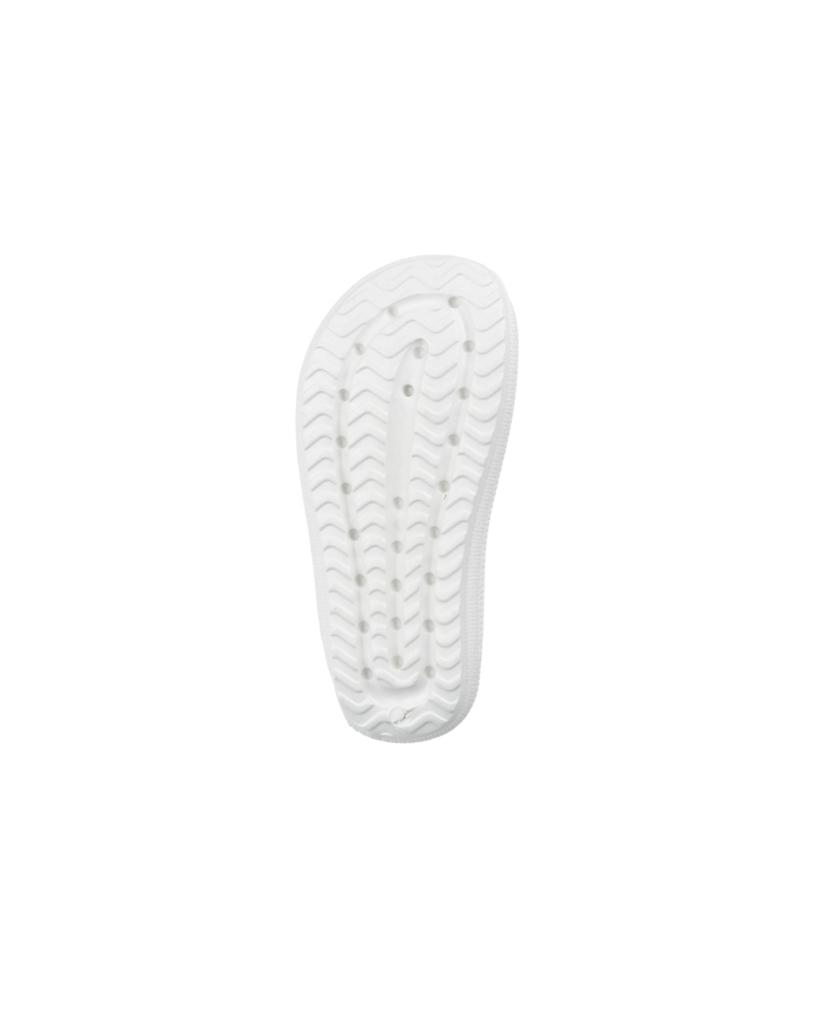 Bebe Little And Big Girls Trendy And Comfortable Summer Platform Slides In White