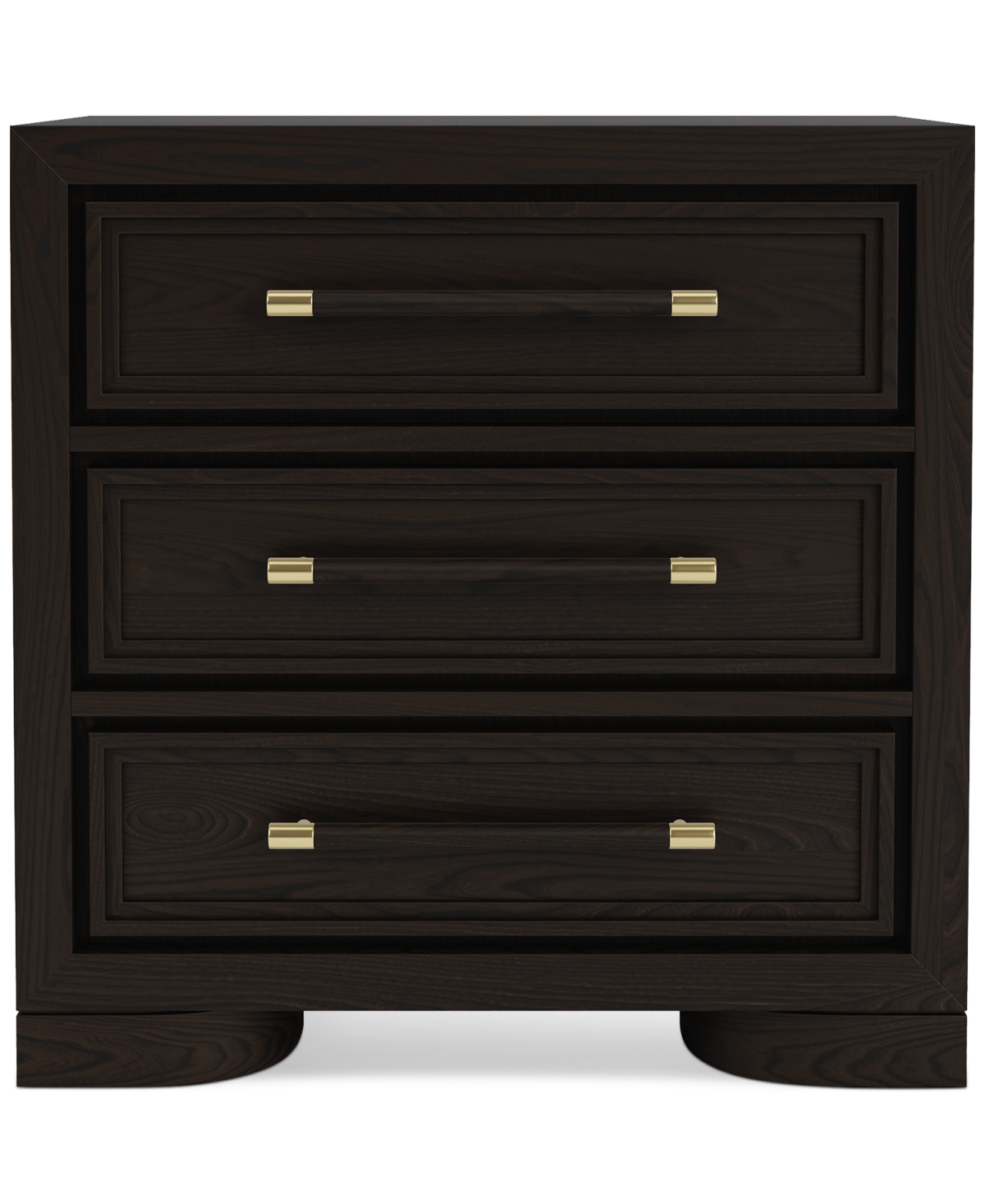 Macy's Mazen Nightstand In Dark Brown