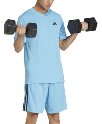 Men's Train Essentials Classic-Fit AEROREADY 3-Stripes 10" Training Shorts