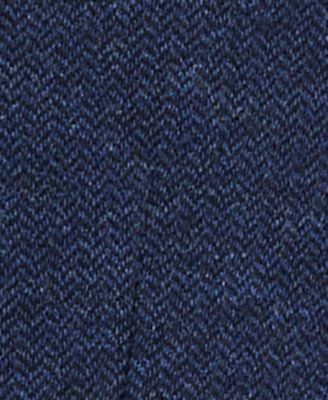 Men's Classic-Fit Stretch Midnight Herringbone Knit Sport Coat