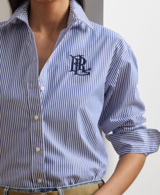 Women's Striped Long-Sleeve Shirt