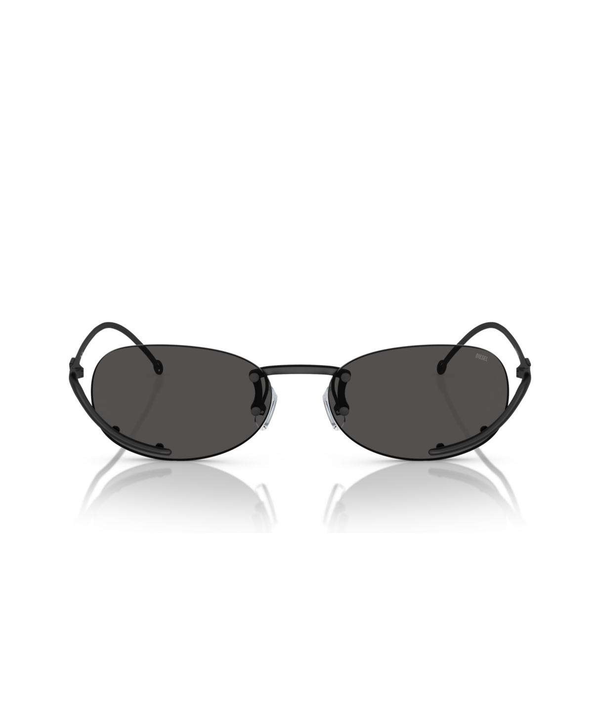 Diesel Unisex Sunglass Dl1004 In Matte Black