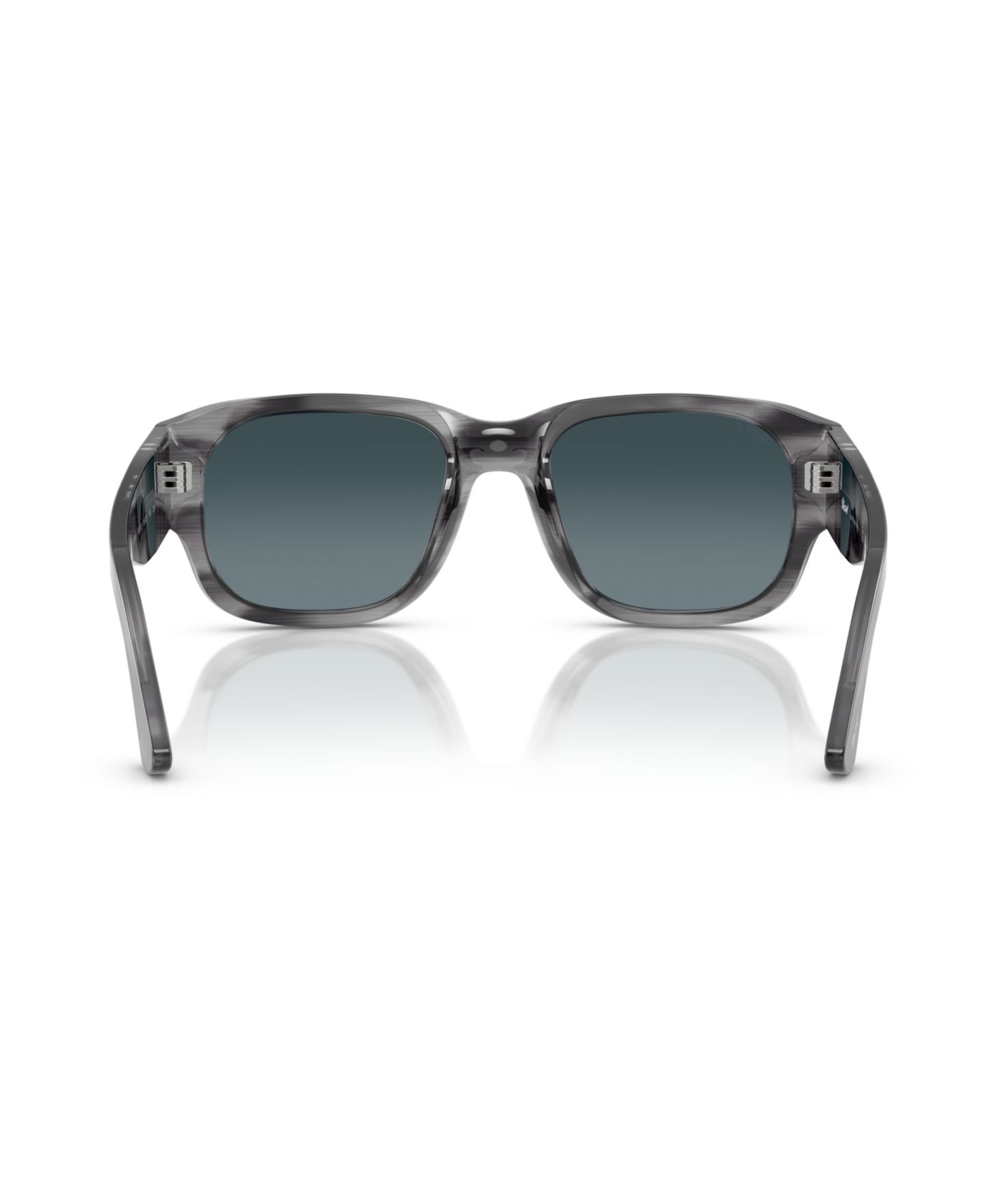 Солнцезащитные очки Persol Unisex Polarized Sunglasses, PO3380S, цвет: Полосатый серый — фото 3