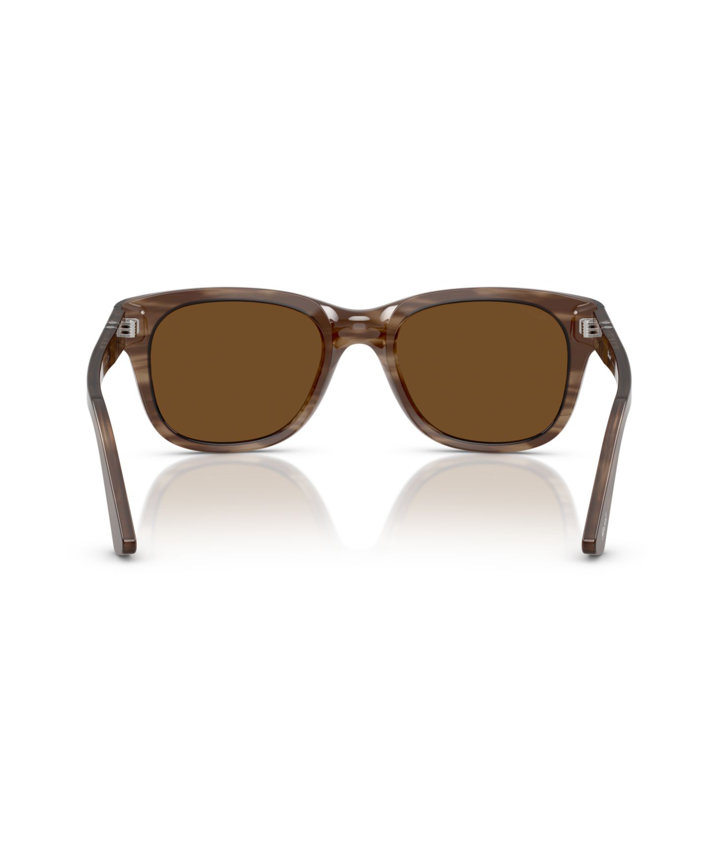 Солнцезащитные очки Persol Unisex Polarized Sunglasses, PO3372S, цвет: Полосатый коричневый — фото 3