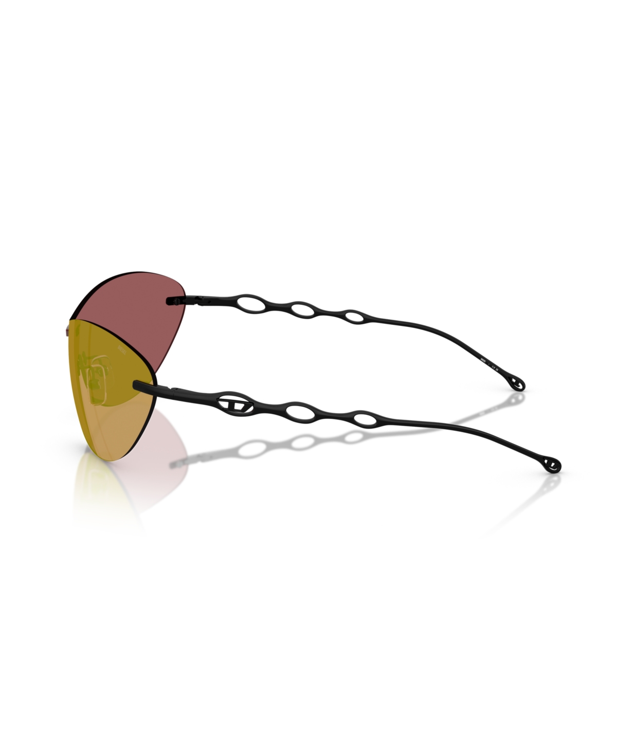 Diesel Unisex Sunglass Dl1006 In Matte Black