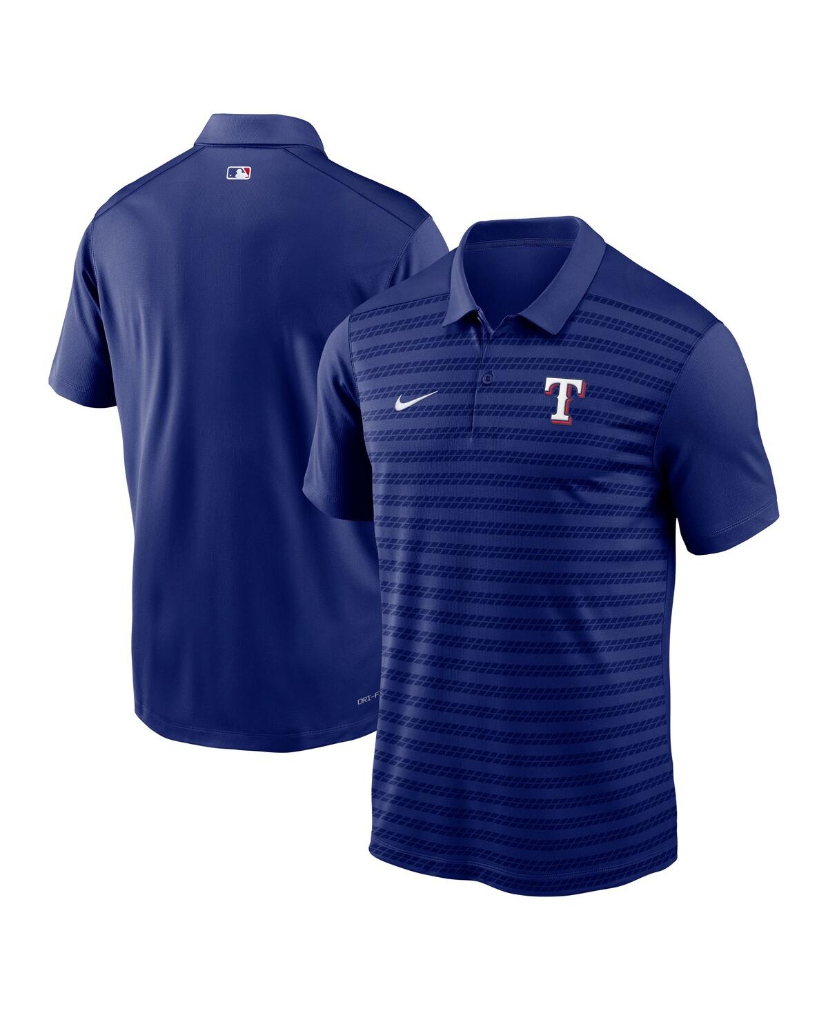 NIKE MEN'S ROYAL TEXAS RANGERS AUTHENTIC COLLECTION VICTORY PERFORMANCE POLO SHIRT