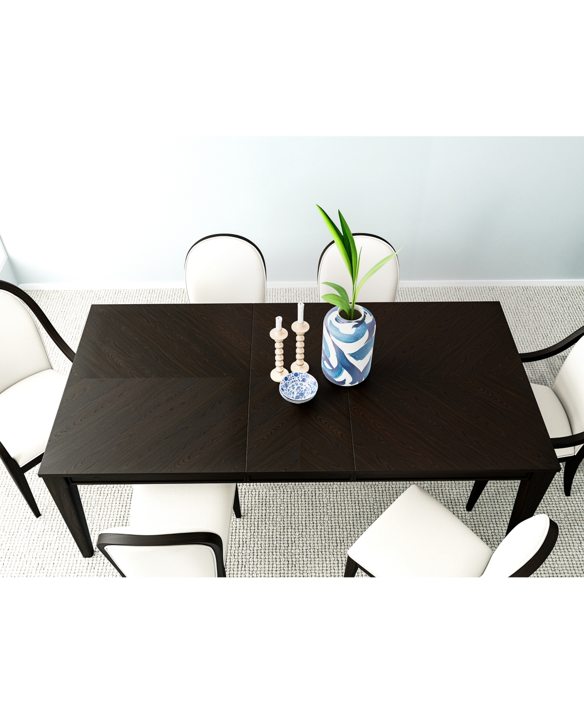 Macy's Mazen Dining Table In Dark Brown