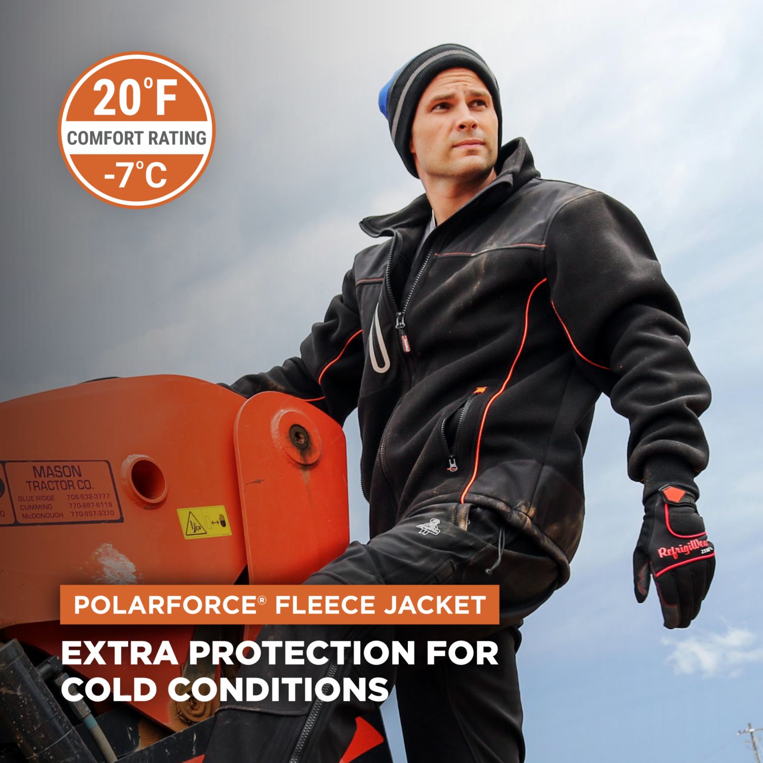 Men's PolarForce Hybrid Fleece Jacket