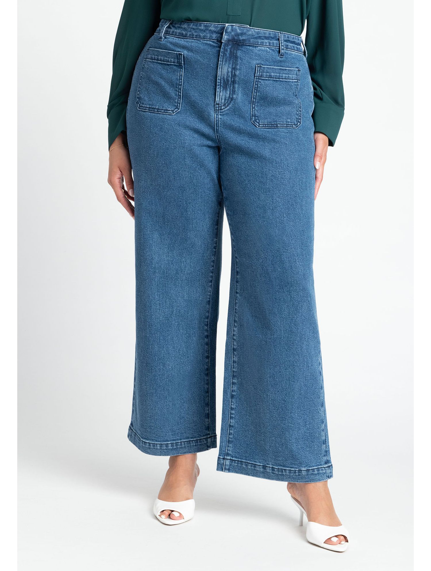 Women's Plus Size Petite The Trouser Jean