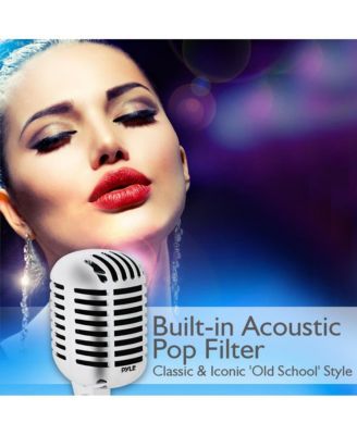 Classic Retro Dynamic Vocal Microphone – Vintage Style with 16' XLR Cable