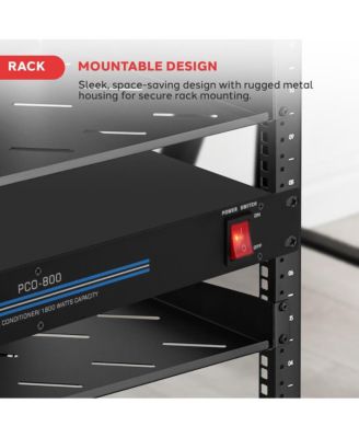 19" Rack Mount 1800 Watt Power Conditioner with 8 Outlets