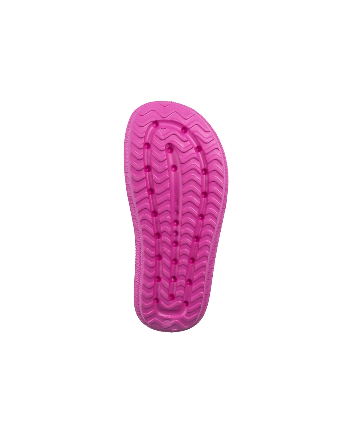 Bebe Little And Big Girls Trendy And Comfortable Summer Platform Slides In Fuchsia