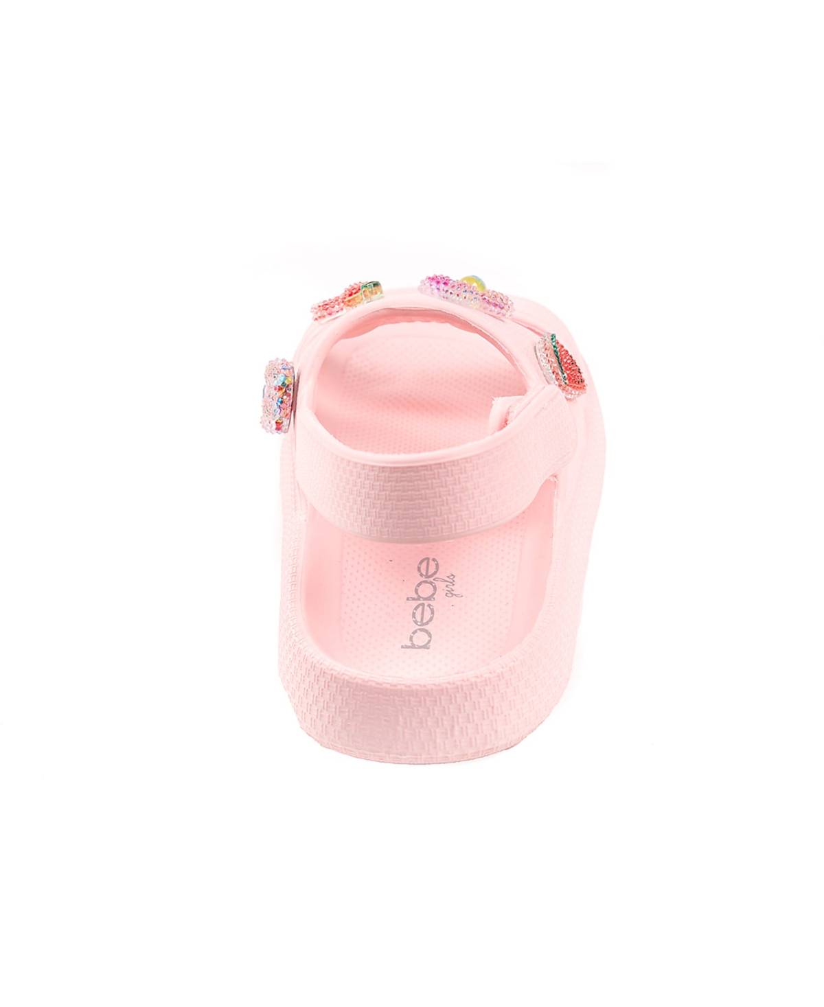 Bebe Little Girls Cute And Comfortable Summer With Charms Sandals In Blush