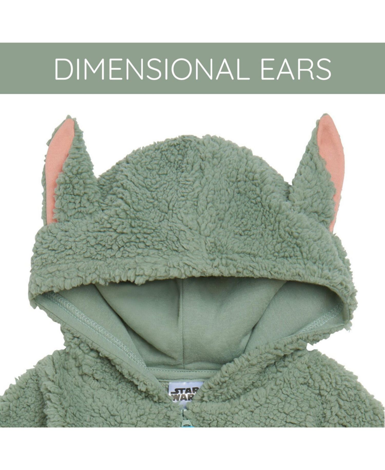 Toddler Boys Star Wars Grogu Cozy Sherpa Cosplay Hoodie