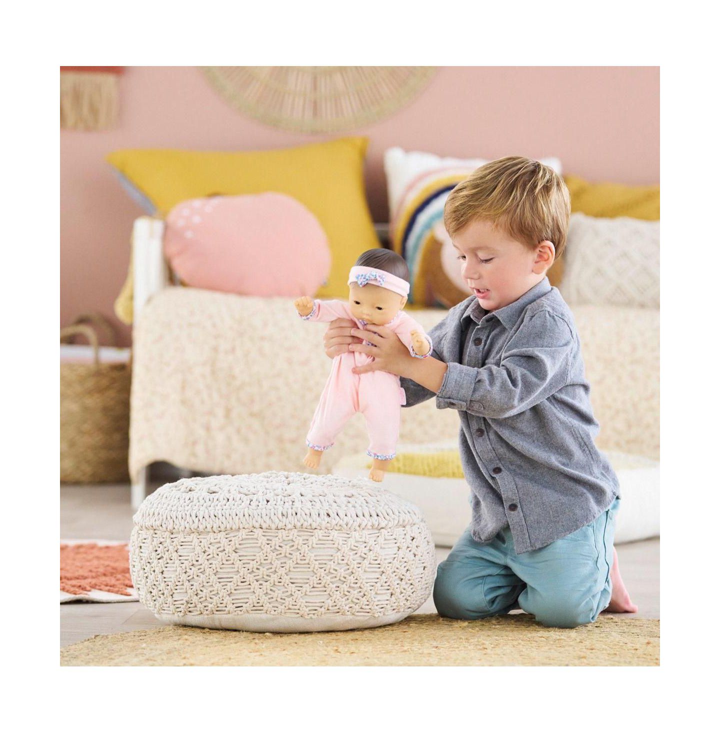 Детская кукла Corolle Bebe Calin Mila 12" Baby Doll, цвет: Розовый — фото 3