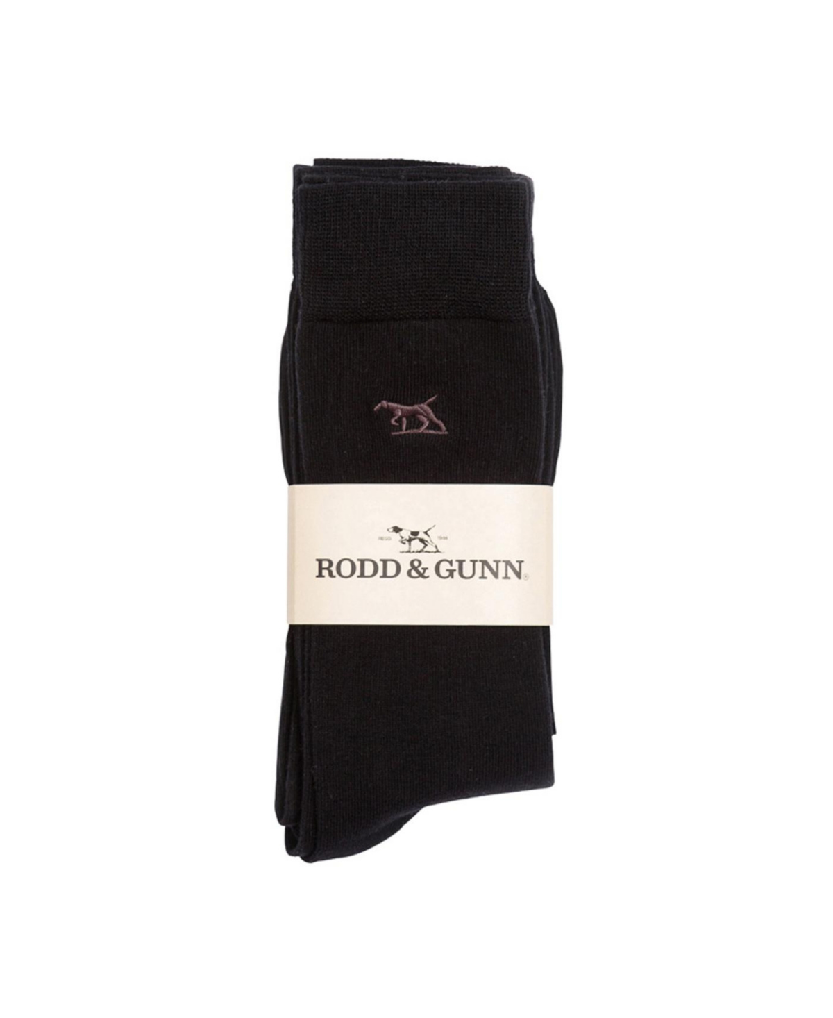 Rodd & Gunn Dry Plains Three Pack Socks In Black