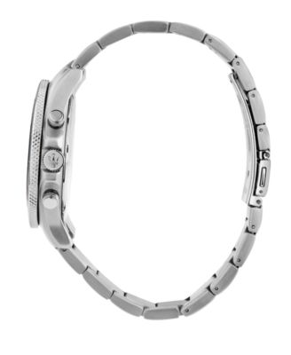 Men's Chronograph Stainless Steel Metal Band Watch, 43mm