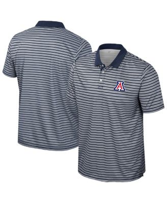 Colosseum - Men's Navy Arizona Wildcats Striped Polo
