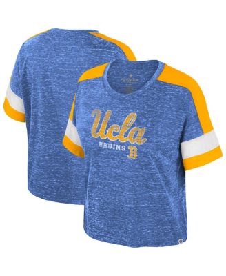Colosseum - Women's Blue UCLA Bruins Color Block Scoop Neck T-Shirt