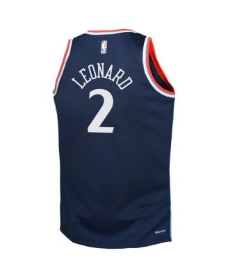 Big Boys and Girls Kawhi Leonard Royal LA Clippers Swingman Jersey