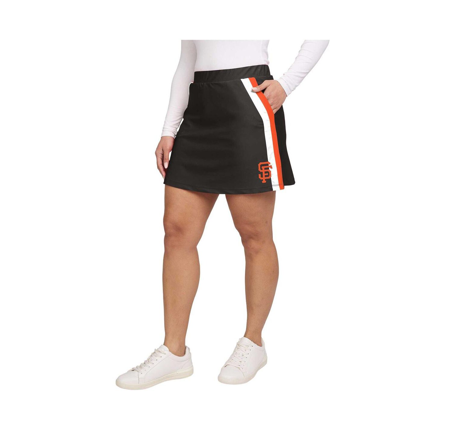 Women's Black San Francisco Giants Stripes Skirt
