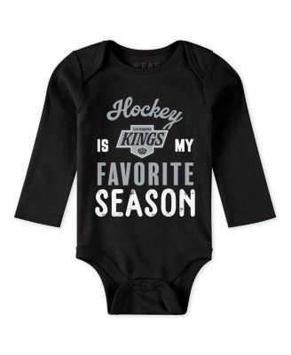 Baby Boys and Girls 3-Piece Los Angeles Kings Turn Me Around Bodysuits and Pants Set