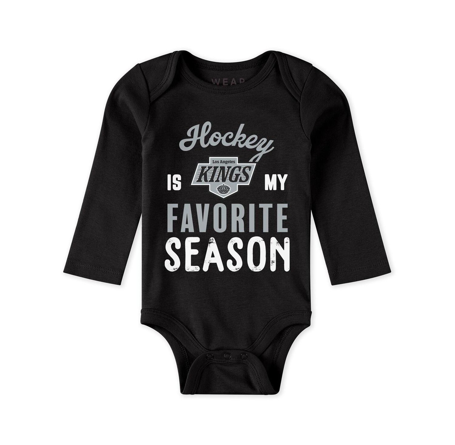 Baby Boys and Girls 3-Piece Los Angeles Kings Turn Me Around Bodysuits and Pants Set
