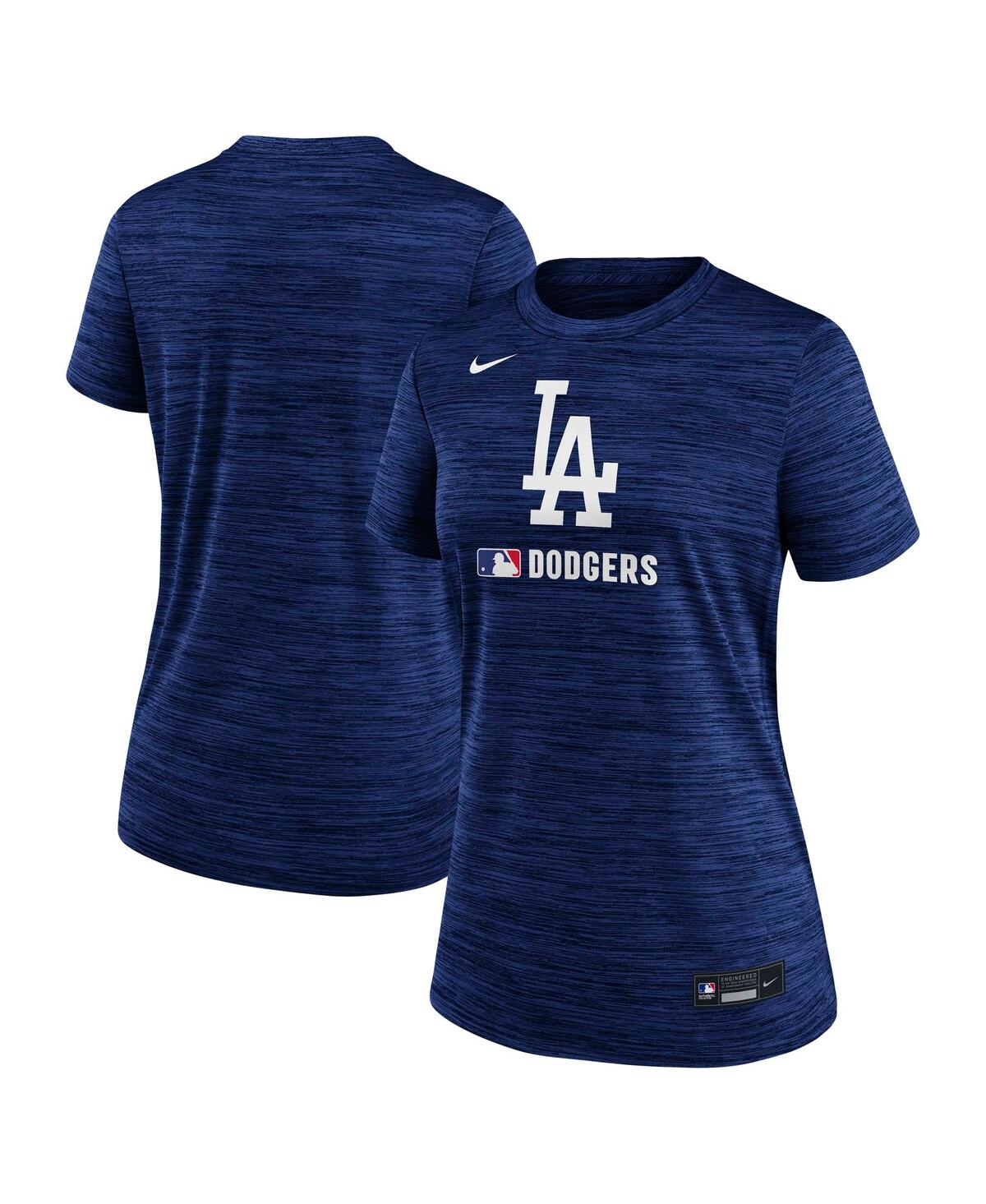 Nike Women's Royal Los Angeles Dodgers Authentic Collection Velocity Performance T-shirt In Royal