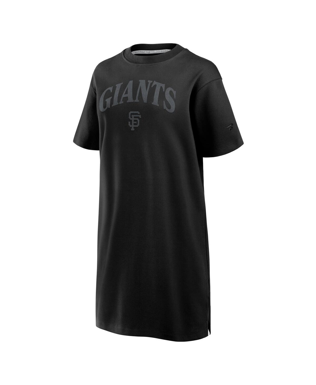 Fanatics Women's Black Philadelphia Phillies Elements Cotton Dress In Black