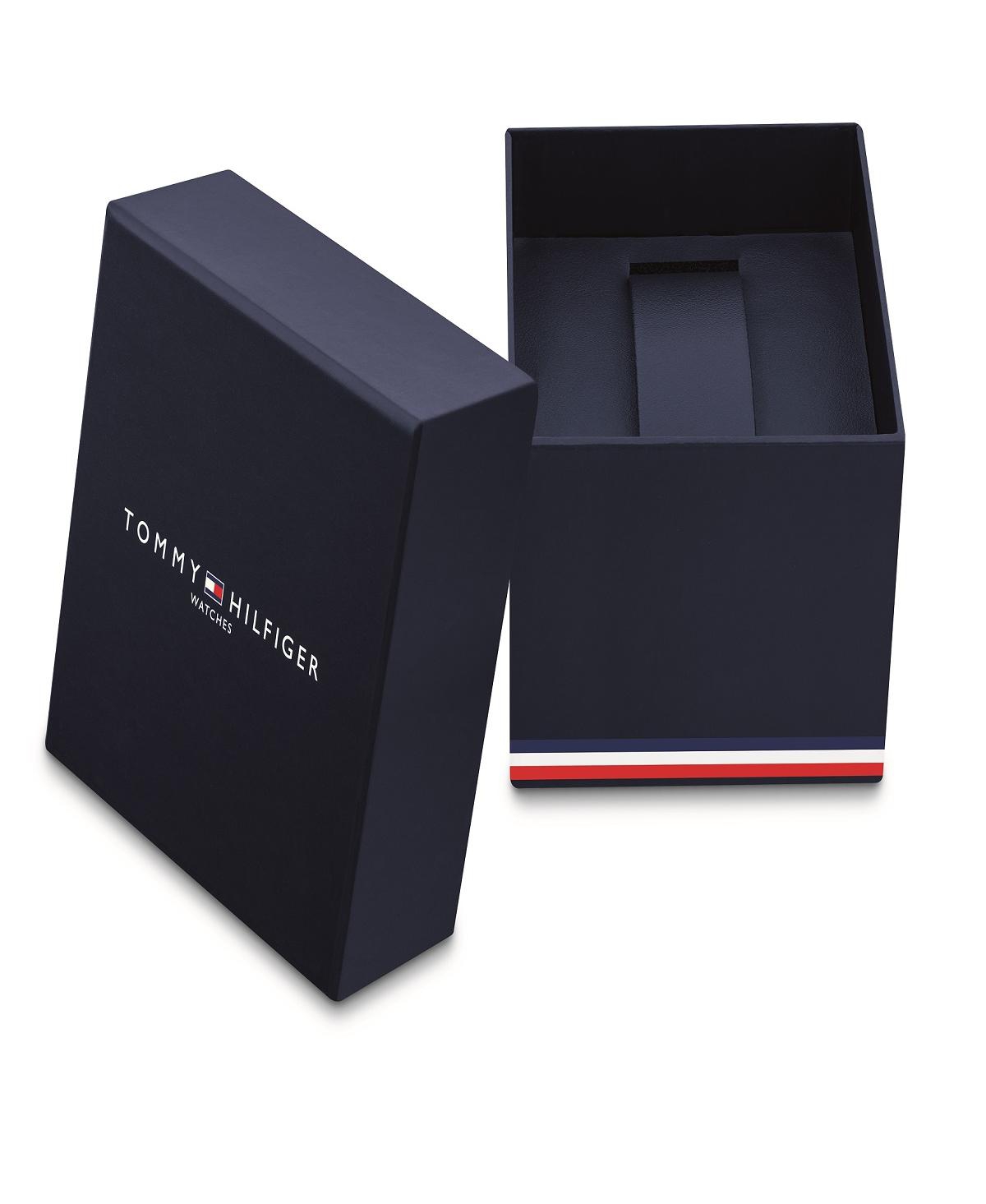 Tommy Hilfiger Men's Multifunction Brown Leather Strap Watch, 44mm In Brown