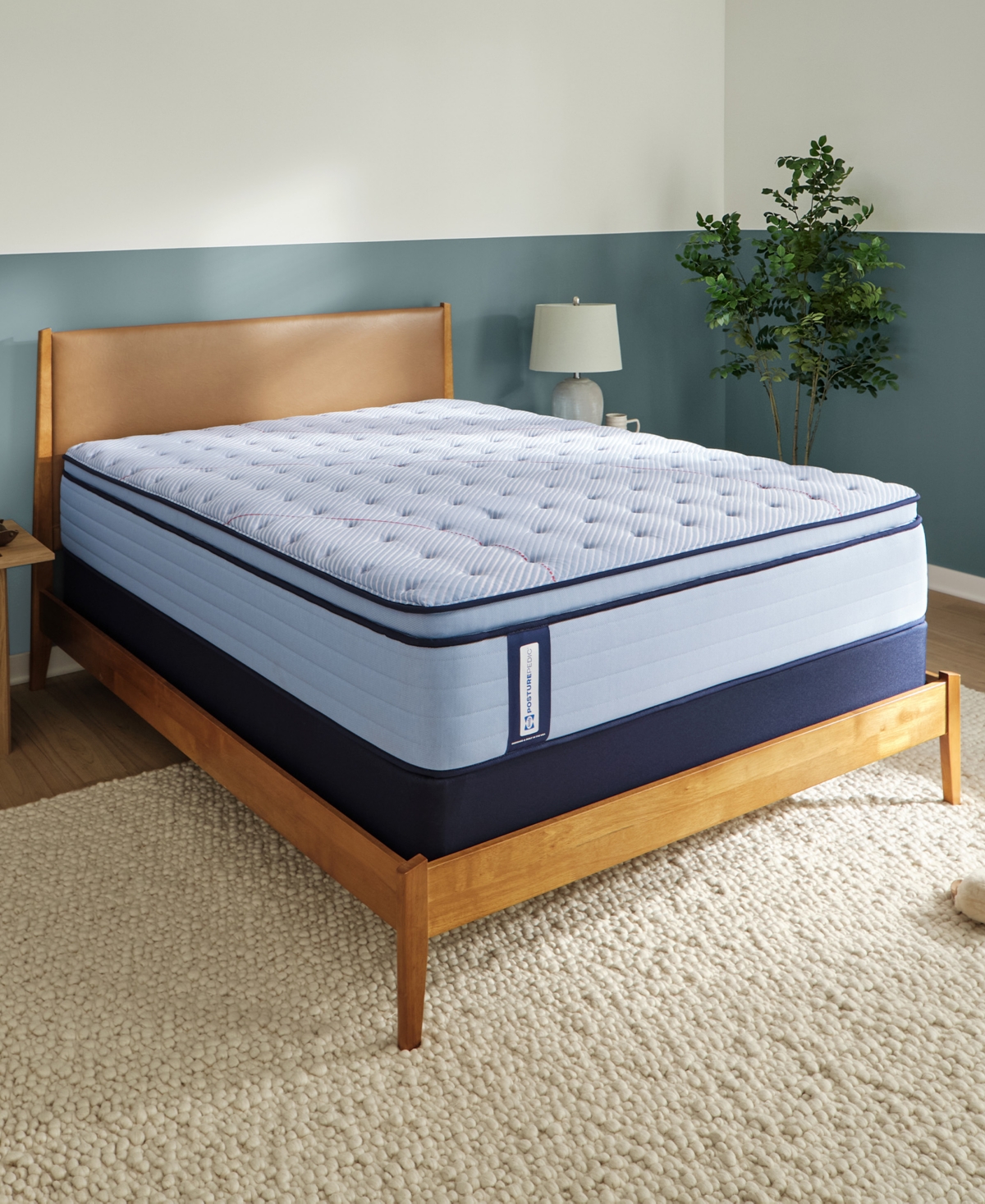 Sealy Posturepedic Seafield 14" Medium Euro Pillowtop Mattress In No Color