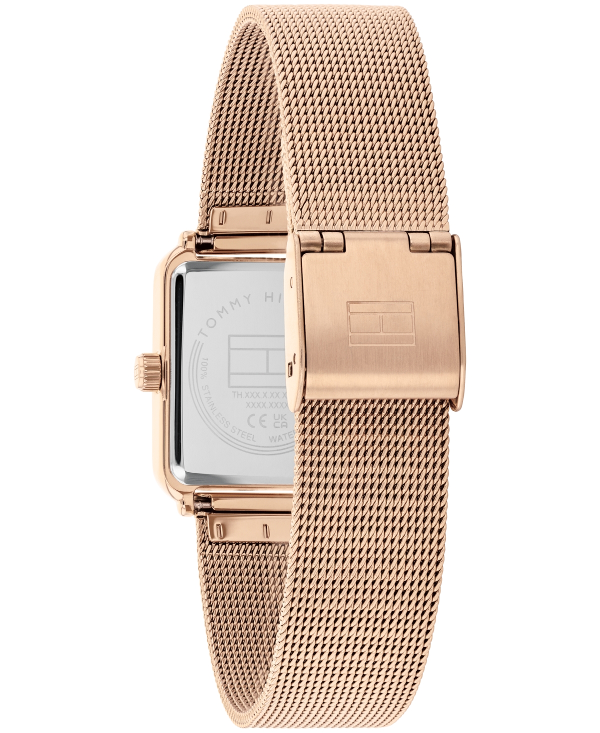 Tommy Hilfiger Women's Quartz Carnation Gold-tone Stainless Steel Bracelet Watch, 21.3mm In Carnation Gold