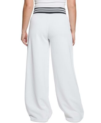 Women's Seam-Front Wide-Leg Pants